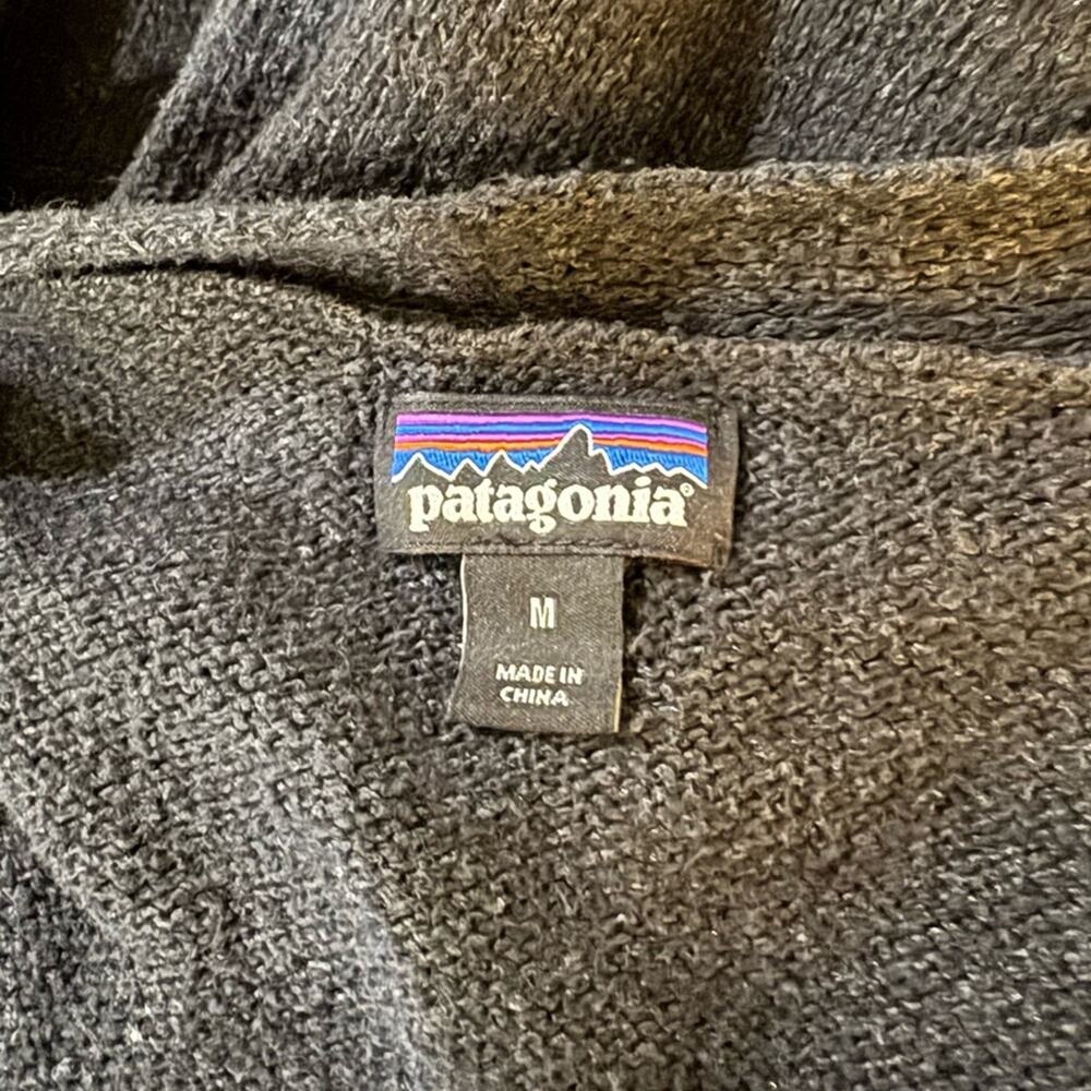Patagonia Loislee Wrap Open Cardigan Sweater - Charcoal M - Picture 5 of 5